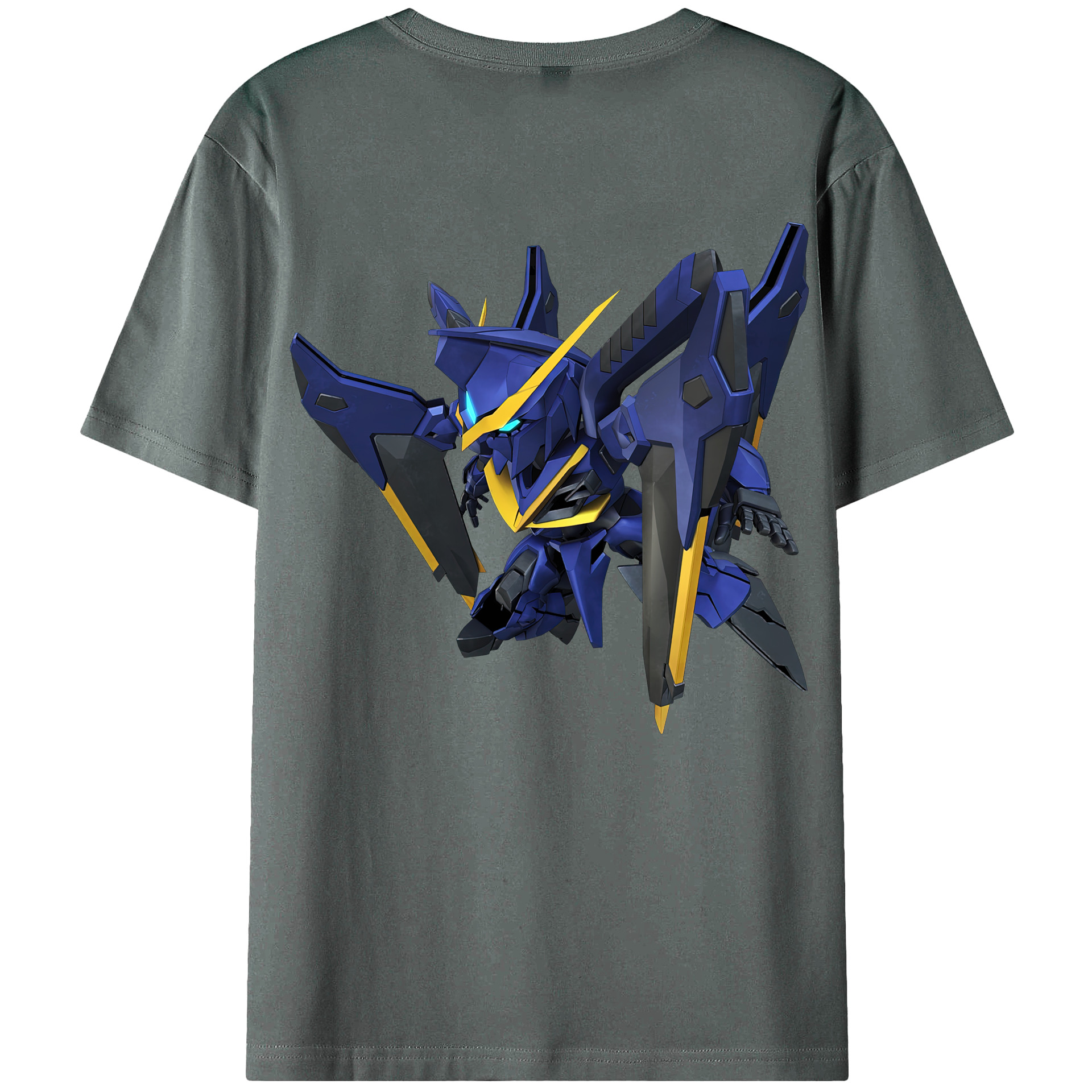 （画像用） 機動戦士ガンダム Mobile Suit Gundam 綿100％半袖Tシャツ（背面プリント）
